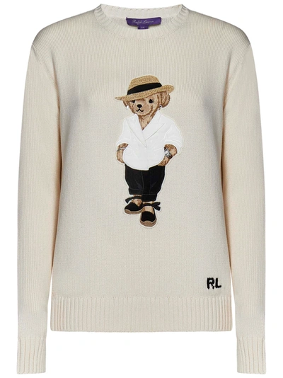 Shop Ralph Lauren Ralp Lauren Sweater In Bianco