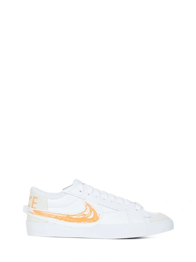 Shop Nike Sneakers Blazer Low '77 Jumbo  In Bianco