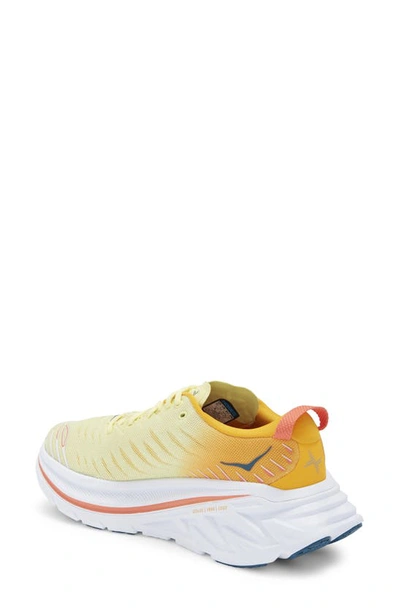 Hoka Bondi X Running Shoe In Yellow Pear / Radiant Yellow