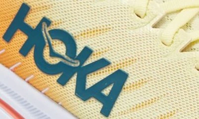 Hoka Bondi X Running Shoe In Yellow Pear / Radiant Yellow