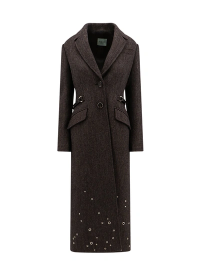 Shop Durazzi Milano Tailored Virgin Wool And Cotton Coat