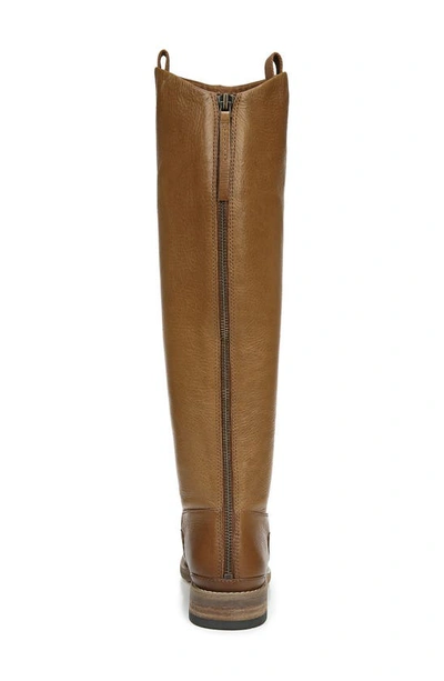 Franco Sarto Meyer Wide Calf Knee High Riding Boots In Tan Nc