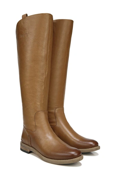Franco Sarto Meyer Wide Calf Knee High Riding Boots In Tan Nc