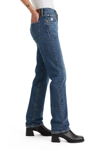 Shop Levi's 501® Original High Waist Straight Leg Jeans In Sunday Morning Sky