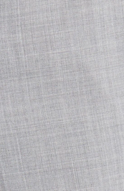 Berle Self Sizer Flat Front Dress Pants In Light Grey