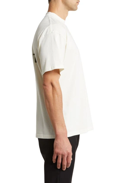 Represent White Crewneck T-shirt With With Front And Back Owners Club Print In Flat White