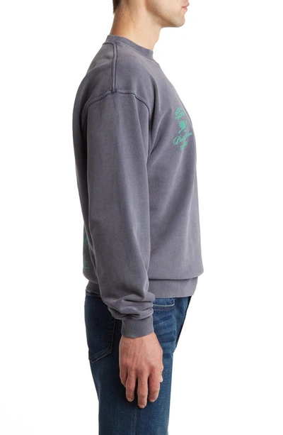 Shop Represent Fall From Olympus Sweatshirt In Storm