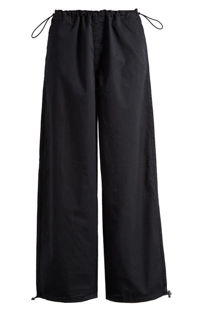 PACSUN PACSUN LOW RISE COTTON PARACHUTE PANTS 