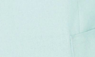 Tailorbyrd Solid Notch Lapel Linen Blend Sport Coat In Seafoam