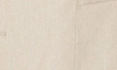 Tailorbyrd Solid Notch Lapel Linen Blend Sport Coat In Khaki