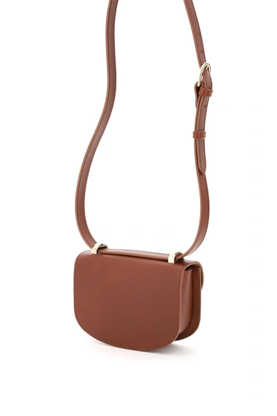 Shop Apc A.p.c. Genève Mini Crossbody Bag Women In Brown