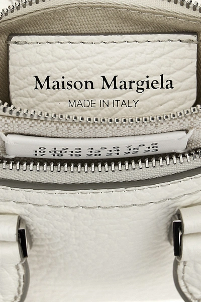 Shop Maison Margiela Women '5ac Classique Baby' Shoulder Bag In White