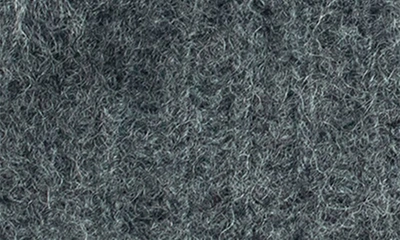 Portolano Rib Knit Cashmere Beanie In Heather Charcoal