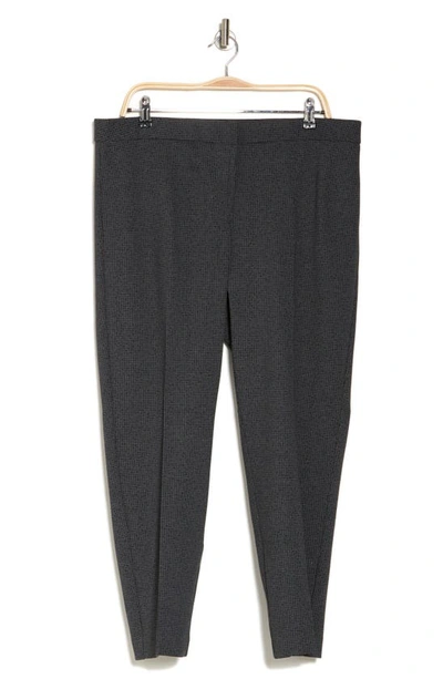 Shop Amanda & Chelsea Grid Slim Ankle Pants In Charcoal