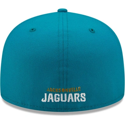 Shop New Era Teal Jacksonville Jaguars Omaha 59fifty Fitted Hat