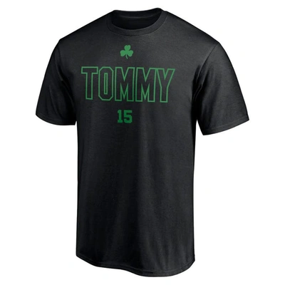 Shop Fanatics Branded Tom Heinsohn Black Boston Celtics T-shirt