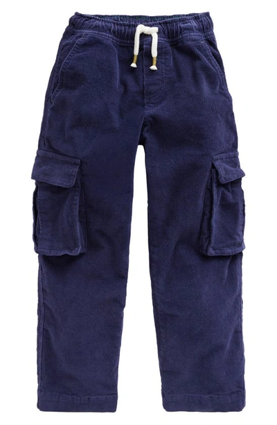 Shop Mini Boden Kids' Corduroy Cargo Pants In French Navy