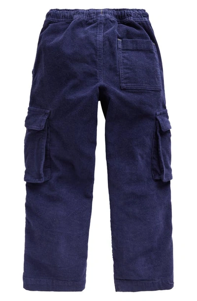 Shop Mini Boden Kids' Corduroy Cargo Pants In French Navy