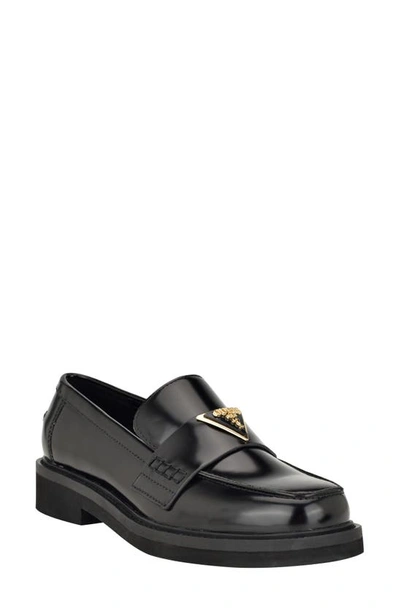 Shop Guess Shatha Loafer In Black 001