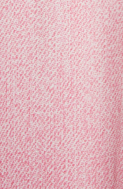 Shop Bottega Veneta Trompe L'oeil Denim Print Button-up Shirt In Pink/ White