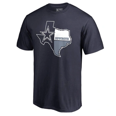 Shop Fanatics Branded Navy Dallas Cowboys Hometown Collection T-shirt