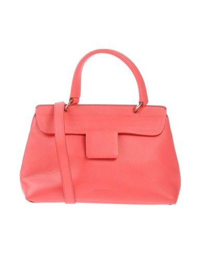 Shop Jil Sander Handbags In Coral