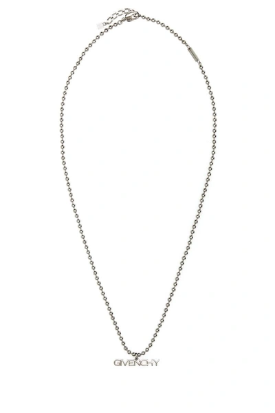 Shop Givenchy Necklaces In Silvery