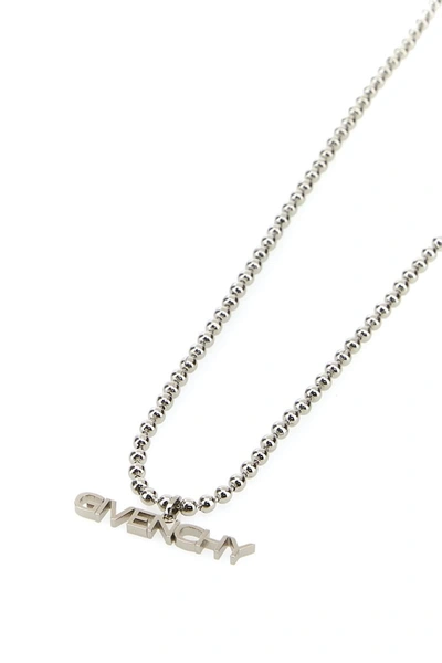 Shop Givenchy Necklaces In Silvery