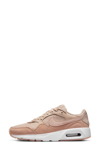 Shop Nike Air Max Sc Sneaker In Fossil Stone/ Pink Oxford