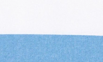 Shop Kate Spade Blue Cabana Stripe Printed Cotton Shower Curtain
