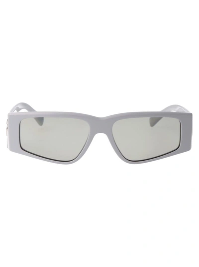 Dolce & Gabbana Dolce And Gabbana Light Grey Rectangular Men's Sunglasses Dg4453f 341887 55 In Gray