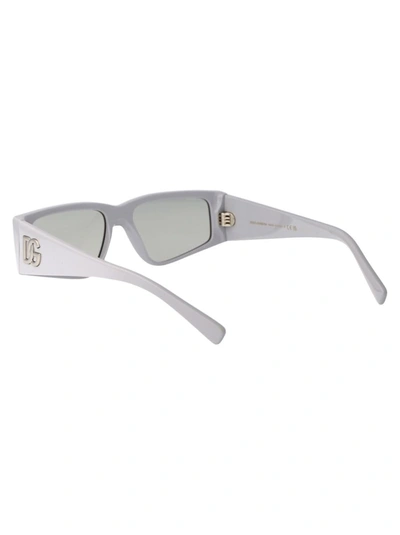 Shop Dolce & Gabbana Sunglasses In 341887 Light Grey