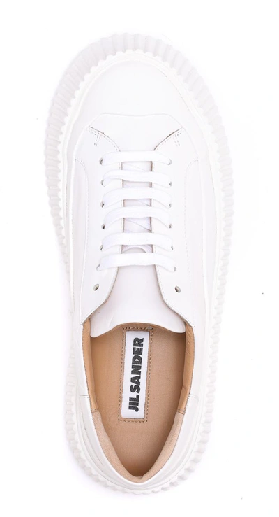 Shop Jil Sander Sneakers In Neve