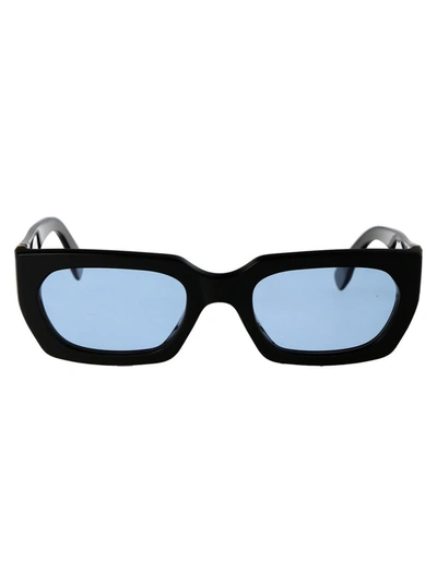 Shop Retrosuperfuture Sunglasses In Azure