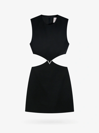 Shop Valentino Dress In Black
