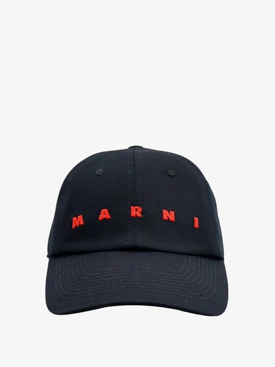 Shop Marni Hat In Black