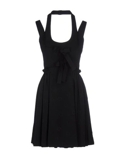 Shop Givenchy Short Dresses In Black