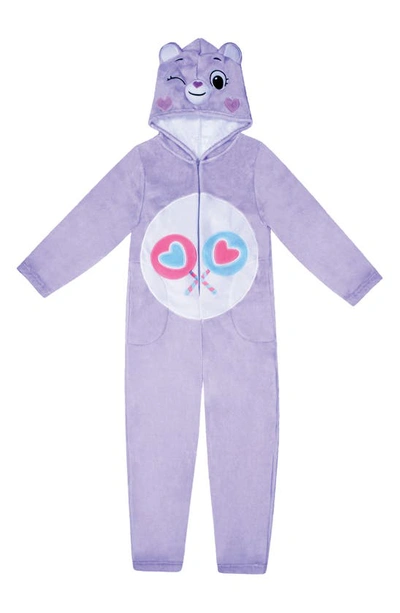 Shop Iscream Kids' Share Bear Jumpsuit In Purple