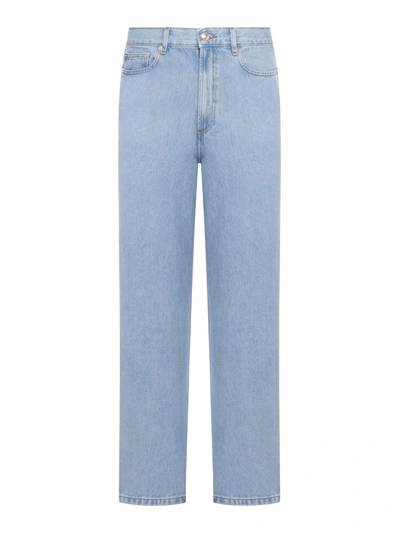 Shop Apc Martin Denim Jeans In Blue