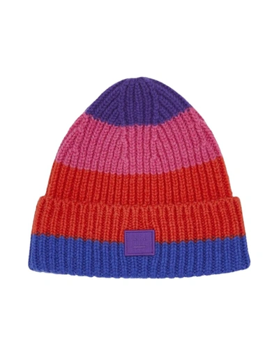 Shop Acne Studios Hat In Multicolor