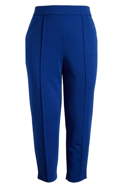 Shop Tahari Pintuck Pants In Cobalt