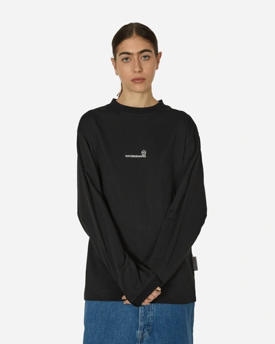 Shop Haydenshapes Shapers Logo Longsleeve T-shirt In Black