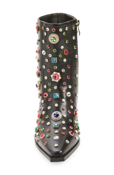 Azalea Wang Sprinkles Pointed Toe Bootie In Black