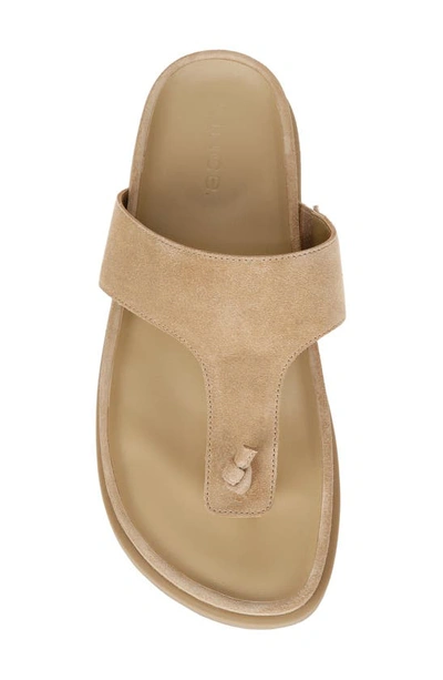 Shop Vince Diego Leather Slide Sandal In Sandtrail