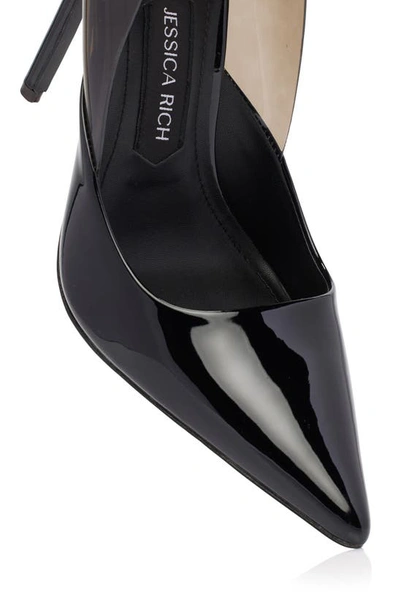 Shop Jessica Rich Angelica Pointed Toe Pump In Noir