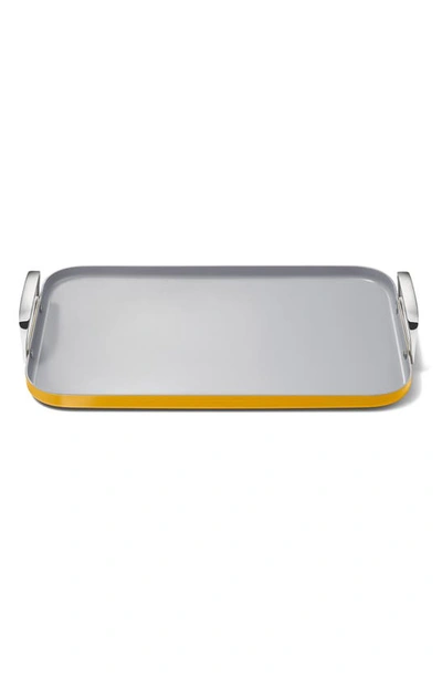 Caraway Ceramic Nonstick Double Burner Griddle In Marigold