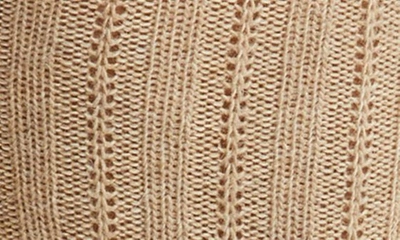 Oroblu Jasmine Metallic Knee High Socks In Beige-melange