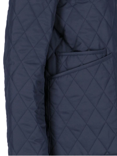 Shop Burberry Jackets In Blue