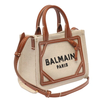 Shop Balmain Bags In Beige