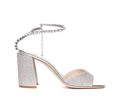 Shop Jimmy Choo With Heel In Silver